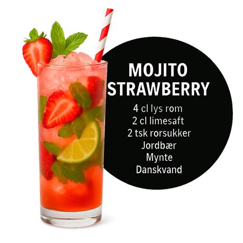 Frisk Jordbær Mojito Opskrift