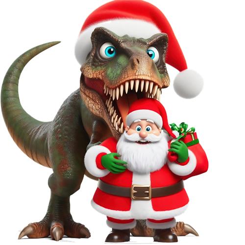 Julemanden og Dinosauren