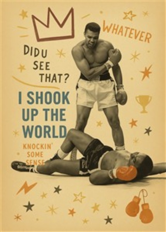 Verdens Mester: Boksepioner i Aktion - Oplev spændingen i bokseringen med dette vintage-stykke, der fanger øjeblikket, hvor en sej bokser triumferer over sin modstander. Det perfekte kunstværk til at inspirere og motivere i ethvert rum.