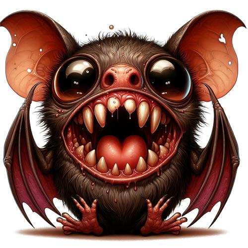 Sød og Uhyggelig Flagermus Karakter